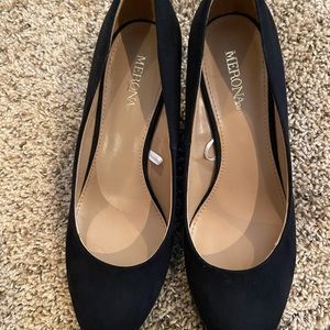 Merona black wedges